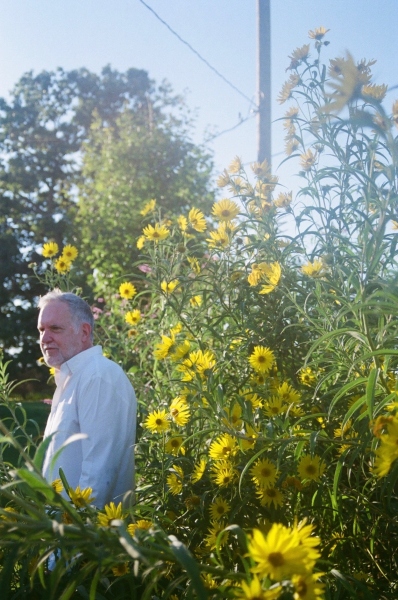 Bruce-with-Sunflowers